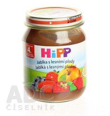 HiPP Příkrm ovocný Jablka s lesními plody (od ukonč. 4. měsíce) 1x125 g