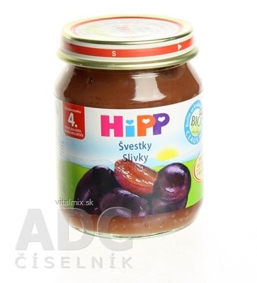 HiPP Příkrm ovocný Švestky (od ukonč. 4. měsíce) 1x125 g