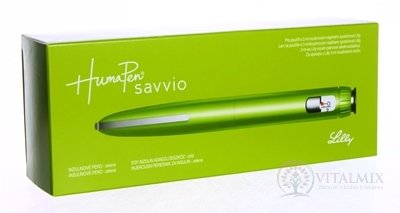 HumaPen Savvio, inzulínové pero zelené, aplikátor inzulínu pro 3 ml náplně, 1x1 ks