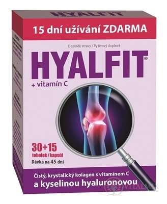 HYALFIT + vitamín C cps 30 + 15 zdarma (45 ks)