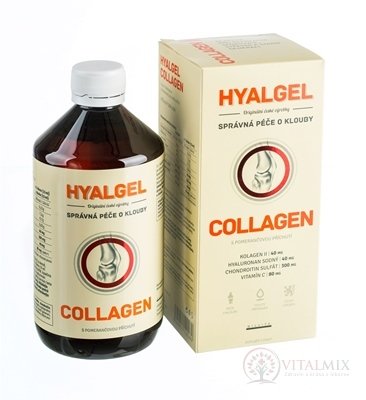 HYALGEL COLLAGEN sirup s pomerančovou příchutí 1x500 ml