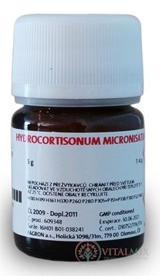 Hydrocortisonum micronisatum - FAGRON v lahvičce širokohrdlé 1x5 g