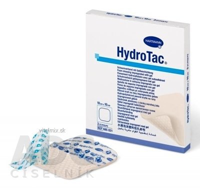 HydroTac - krytí na rány pěnové hydropolymérové impregnované gelem (10x10 cm) 1x10 ks