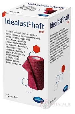 Idealast-haft color obinadlo červené (10cm x 4m) inov.2015, 1x1 ks