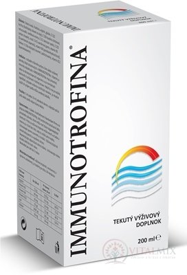 IMMUNOTROFINA tekutý přípravek, s dávkovačem, vanilkové aroma 1x200 ml