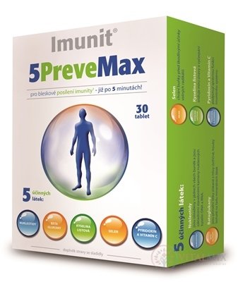 Imunit 5PreveMax tbl (s nukleotidů a betaglukanem) 1x30 ks