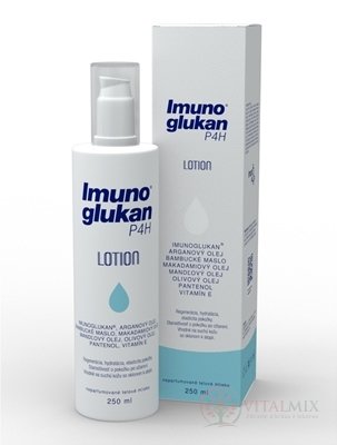 Imunoglukan P4H LOTION neparfémované tělové mléko (inov.2022, imunoklub) 1x250 ml