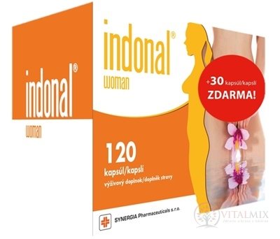 Indonal woman akciové balení cps 120 + Indonal žena cps 30 zdarma (150 ks), 1x1 set
