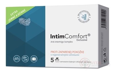 INTIMComfort Vlhčené ubrousky anti-intertrigo komplex 1x5 ks