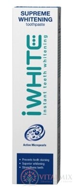 iWHITE SUPREME Whitening Bělící zubní pasta 1x75 ml