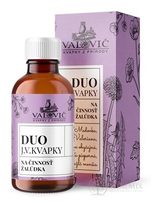 JV KAPKY - DUO na činnost žaludku 1x50 ml