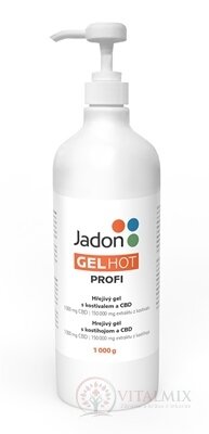 Jadon GEL HOT Profi hřejivý gel s kostivalem a CBD 1x1000 g