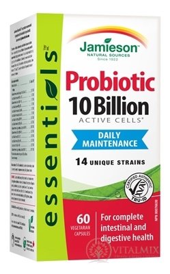 JAMIESON PROBIOTIC 10 miliard cps směs bakteriálních kultur - 14 kmenů 1x60 ks