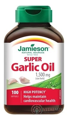 JAMIESON SUPER česneková OLEJ 1500 mg cps 1x100 ks