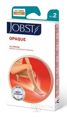 JOBST OPAQUE kompresivní lýtkové punčochy II.KT, se zavřenou špičkou, tělové, vel. S IV., 1x1 pár