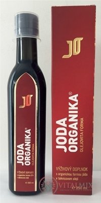 Joda ORGANIKA olejovitá FORMA s organickou formou jódu v dýňovém oleji 1x250 ml