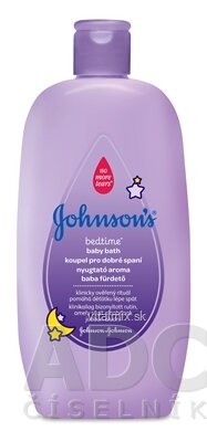 JOHNSON&#39;S Baby BEDTIME lázeň pro dobrý spánek 1x500 ml