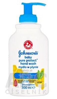 JOHNSON&#39;S Baby PURE PROTECT tekuté mýdlo 1x300 ml