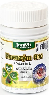 JutaVit Koenzym Q10 + Vitamin E cps 1x60 ks