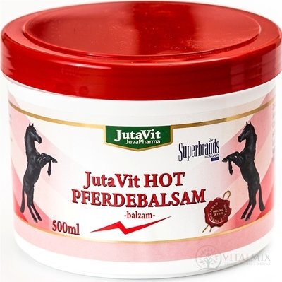 JutaVit PFERDEBALSAM HOT koňská mast hřejivá 1x500 ml