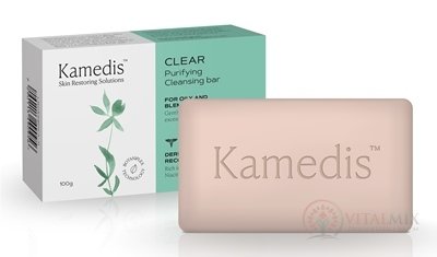 Kamedis CLEAR Purifying Cleansing bar hloubkově čistící kostka 1x100 g