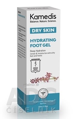 Kameda DRY SKIN Hydrating FOOT GEL hydratační gel na nohy 1x100 ml