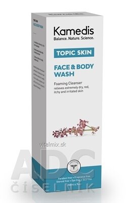 Kameda TOPIC SKIN FACE &amp; BODY WASH mycí gel na obličej a tělo 1x200 ml