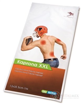 KAPRONA XXL Kapsaicínová hřejivá náplast (13 x 30,5 cm) 1x1 ks
