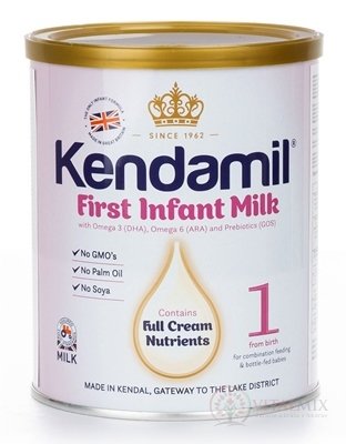 KENDAMIL 1 počáteční kojenecké mléko s DHA (0 - 6 měsíců) 1x400 g