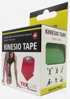 Kinesio TAPE TRIXLINE zelená, 5 cm x 5 m, 1x1 ks