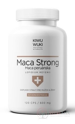 KIWU WUKI MACA Peruánská STRONG cps (koncentrát 6: 1) (inov.2020) 1x120 ks