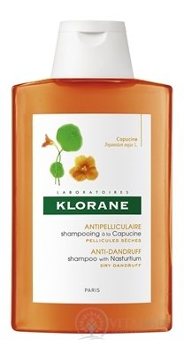 KLORANE Shampooing À L&#39;extranetu DE Capucine šampon s výtažkem z lichořeřišnice na suché lupy 1x200 ml
