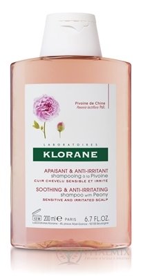 KLORANE Shampooing À LA Pivoine (inovace) šampon na citlivou a podrážděnou vlasovou pokožku 1x200 ml
