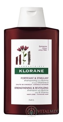 KLORANE Shampooing À LA Quinine ET AUX vitaminu B posilující vlasový šampon s chininem a vitaminy B 1x200 ml
