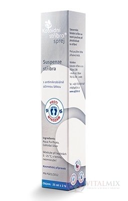 Koloidní stříbro mykóza 30 ppm sprej 1x25 ml