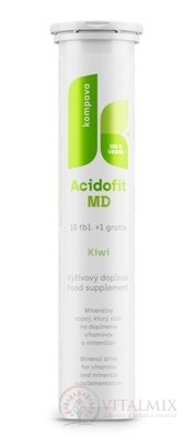 Kompava Acidofit MD KIWI tbl eff (15 + 1 grátis) 1x16 ks