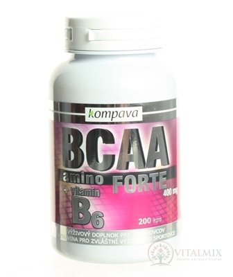 Kompava AMINO BCAA forte cps 1x200 ks