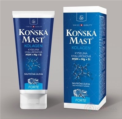 KOŇSKÁ MAST s kolagenem FORTE chladivá masážní gel, 1x200 ml