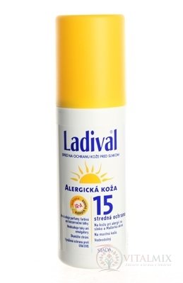 LADIVAL Allergy 15LF spray sprej na ochranu kůže před sluncem 1x150 ml