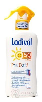 LADIVAL Children SPREJ SPF 50 na ochranu proti slunci pro děti 1x200 ml