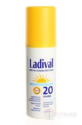 LADIVAL Transparent Spray 20LF transparentní sprej na ochranu proti slunci 1x150 ml