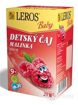 LEROS BABY DĚTSKÝ ČAJ malinké ovocný 20x2 g (40 g)