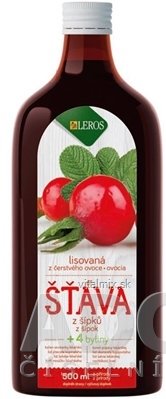 LEROS Funkční ŠŤÁVA šipka + 4 byliny 1x500 ml