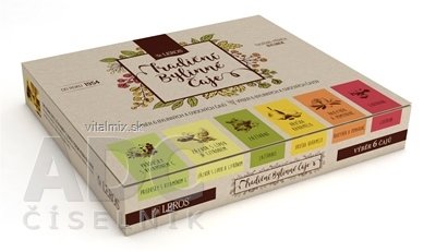LEROS KAZETA Tradiční bylinné čaje (bylinné + ovocný) 6 druhů po 5 sáčků, 1x1 set
