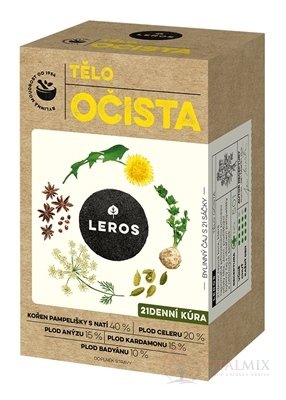 LEROS OČISTA TĚLO nálevové sáčky (inů. 2021) 21x1,4 g (29,4 g)