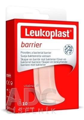 Leukoplast BARRIER náplast na rány, 22x72 mm, 1x10 ks