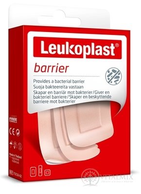 Leukoplast BARRIER náplast na rány, 3 velikosti (inov.2020 / 2021) 1x20 ks