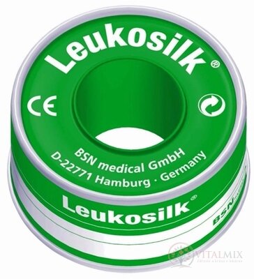 LEUKOSILK náplast na cívce, 1,25cm x 5m, 1x1 ks