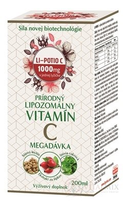 LI-Poti C liposomální vitamín C, 1x200 ml