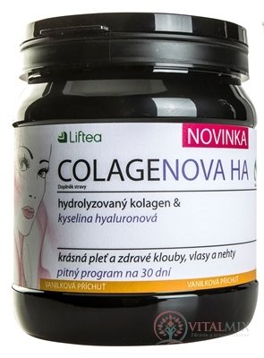 LIFTEA COLAGENOVA HA prášek na přípravu nápoje, vanilková příchuť 1x390 g